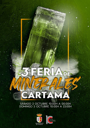 Federación Española de Mineralogía. Carteles antiguos de ferias y eventos