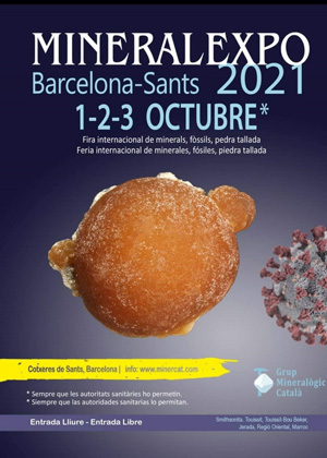 Federación Española de Mineralogía. Carteles antiguos de ferias y eventos