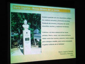 CHARLA TRES MILENIOS EN CARTAGENA IMPARTIDA EN LA SEDE DE LA ASOCIACIÓN DEL GRUPO MINERALOGISTA DE MADRID”